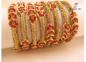 Golden Net - Brass Bangle Set (6 Set's Box)