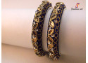 Kundan Kala - Brass Bangle Set (6 Set's Box)