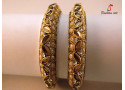 Kundan Kala - Brass Bangle Set (6 Set's Box)