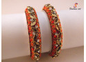 Kundan Kala - Brass Bangle Set (6 Set's Box)