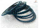 FUN-TIME - Velvet Layer Metal Bangle Set (2 Set's Box)