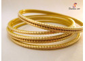 KASAUTI - Plain Metal Bangle Set (12 Colour, 2 Sets Box, 24 Box)