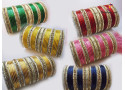 L.C.T- Stone Studded Metal Bangle (6 Set's Box) L.C.T- Stone Studded Metal Bangle (6 Set's Box)