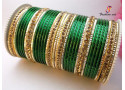 L.C.T- Stone Studded Metal Bangle (6 Set's Box) L.C.T- Stone Studded Metal Bangle (6 Set's Box)