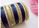 L.C.T- Stone Studded Metal Bangle (6 Set's Box) L.C.T- Stone Studded Metal Bangle (6 Set's Box)