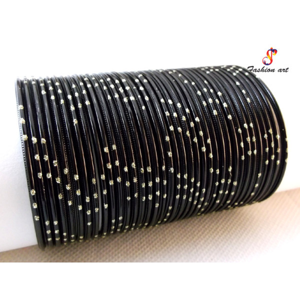 PAIGAM - Metal Bangle Set (16 Colour, 4 Sets Box, 16 Box)