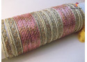 RASLILA - Handmade Metal Bangle (12 Col, 3-Sets Box)