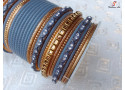 SPC 1371 DESIGNER - Metal Bangle (6 Set's Box)