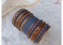 SPC 1371 DESIGNER - Metal Bangle (6 Set's Box)