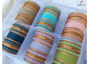 SPC 1371 DESIGNER - Metal Bangle (6 Set's Box)