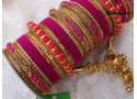 SPC 6535 - Designer Metal Bangle (4 Colour, 4 Sets Box)