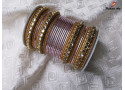 SPC 7200 - Designer Metal Bangles (6 Colour, Size: 2.10", 6 Sets Box, 3 Box)