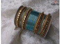 SPC 7200 - Designer Metal Bangles (6 Colour, Size: 2.10", 6 Sets Box, 3 Box)