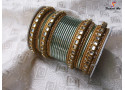 SPC 7200 - Designer Metal Bangles (6 Colour, Size: 2.10", 6 Sets Box, 3 Box)