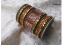 SPC 7200 - Designer Metal Bangles (6 Colour, Size: 2.10", 6 Sets Box, 3 Box)