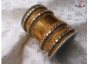 SPC 7200 - Designer Metal Bangles (6 Colour, Size: 2.10", 6 Sets Box, 3 Box)