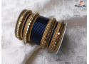 SPC 7200 - Designer Metal Bangles (6 Colour, Size: 2.10", 6 Sets Box, 3 Box)