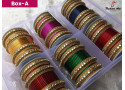 SPC 7200 - Designer Metal Bangles (6 Colour, Size: 2.10", 6 Sets Box, 3 Box)