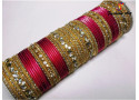 SPC 1560 - Designer Metal Bangle (3 Colour, 3 Sets Box)