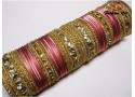 SPC 1560 - Designer Metal Bangle (3 Colour, 3 Sets Box)