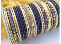 FA-20 - Stone Studded Metal Bangle (6 Colour, 6 Sets Box)