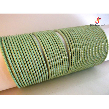MASHA ALLA - Metal Bangle (12 Colour, 2 Sets Box, 12 Box Carton)