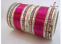 One-20 - Metal Bangle (6 Colour, Size: 2.10". 6 Sets Box)
