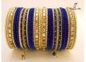 SPC-6193 - Metal Bangle Set with Latkan (6 Colour, 6 Sets Box) SPC-6193 - Metal Bangle Set with Latkan (6 Colour, 6 Sets Box)