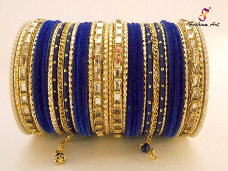 SPC-6193 - Metal Bangle Set with Latkan (6 Colour, 6 Sets Box) SPC-6193 - Metal Bangle Set with Latkan (6 Colour, 6 Sets Box)