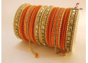 SPC-6193 - Metal Bangle Set with Latkan (6 Colour, 6 Sets Box) SPC-6193 - Metal Bangle Set with Latkan (6 Colour, 6 Sets Box)