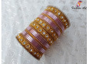 SPC 9840 - Designer Metal Bangles (in 12 Colour, 6 Col x 6 Set's Box)