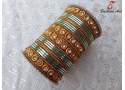 SPC 9840 - Designer Metal Bangles (in 12 Colour, 6 Col x 6 Set's Box)