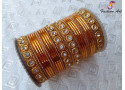 SPC 9840 - Designer Metal Bangles (in 12 Colour, 6 Col x 6 Set's Box)