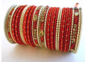 SPC-1896 Handmade Designer Metal Bangle (6 Set's Box)