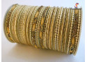 SPC-1896 Handmade Designer Metal Bangle (6 Set's Box)