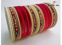 SPC-6184 - Mix of Designer Metal Bangle (6 Colour, 6 Sets Box)