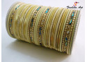 SPC-6184 - Mix of Designer Metal Bangle (6 Colour, 6 Sets Box)